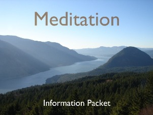 Meditation Program FREE Information Packet